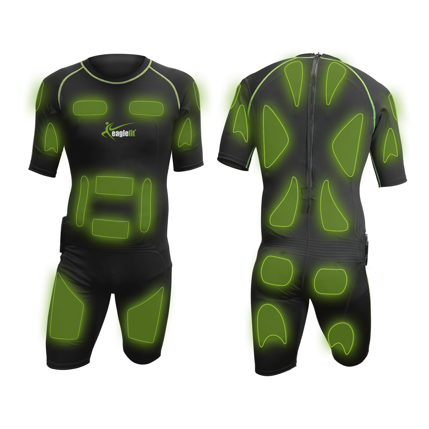 eaglefit PRO EMS wireless dry suit, B-Ware model, featuring 24 electrodes and ergonomic design for muscle stimulation.